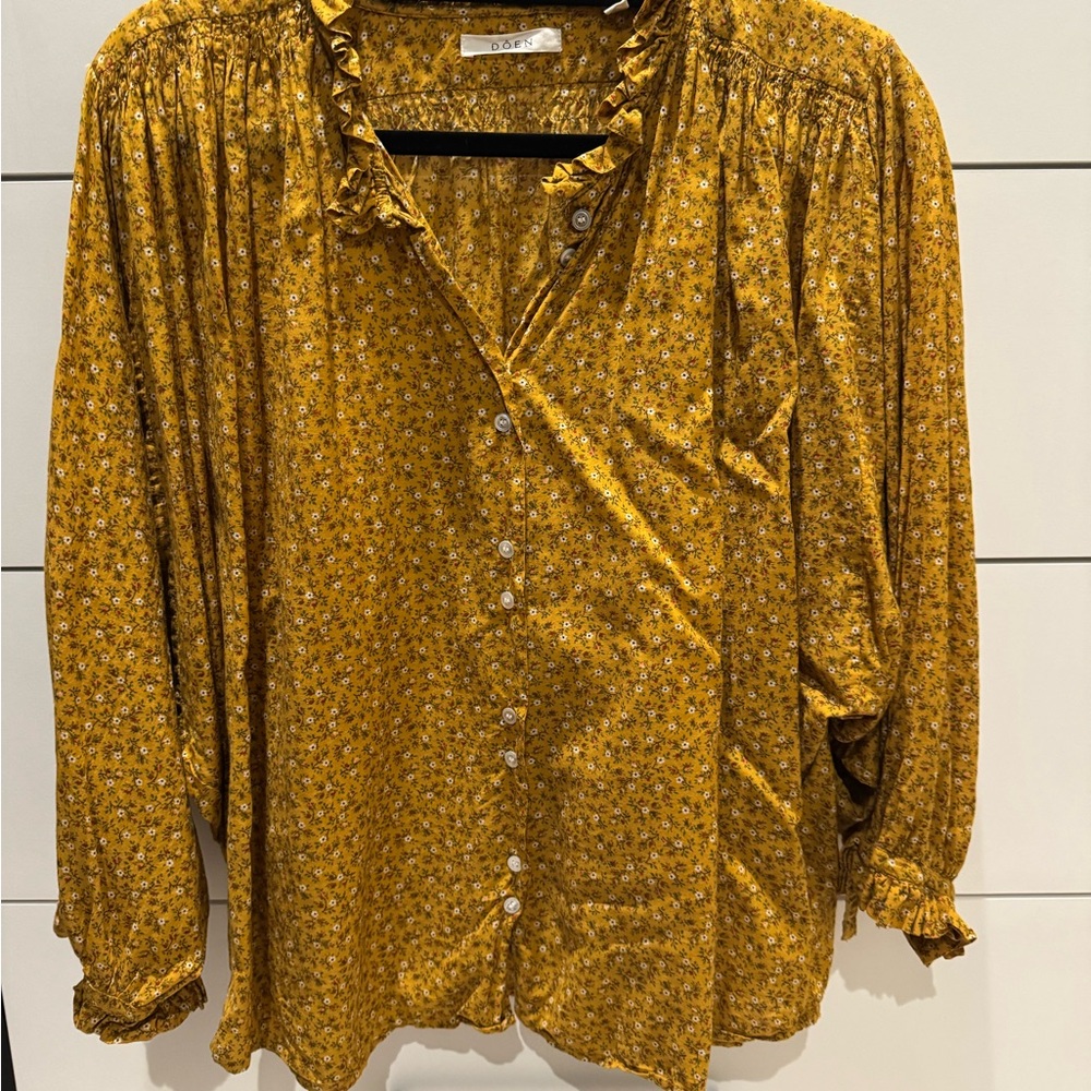 Doen Rose Top Floral Print